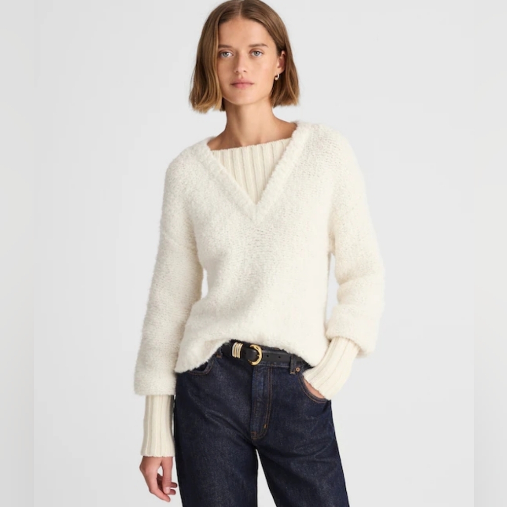 NWT Alexa Chung Madewell Bobbie Sweater Alpaca Blend